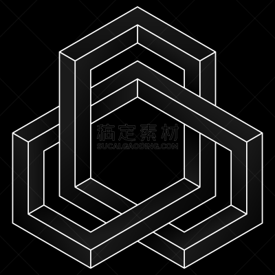计算机图标,立方体,逆境,几何形状,一个物体,立方体形状,埃舍尔,循环元素,等角投影,盒子