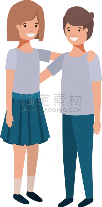 青少年,性格,伴侣,友谊,男孩,可爱的,人,男人,图像,相伴