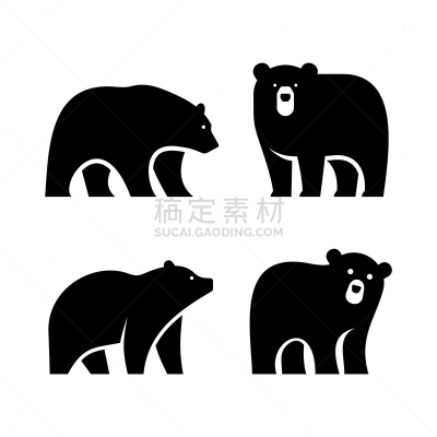 品牌名称,熊,可爱的,背景分离,野生动物,模板,哺乳纲,动物,棕熊,吉祥物