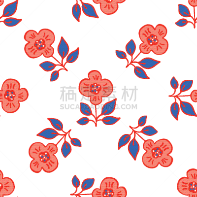 50年代风格,雏菊,华丽的,纺织品,壁纸,装饰物,植物,洋葱花,复古,花