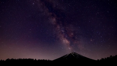 夜空星空(富士山)银河
