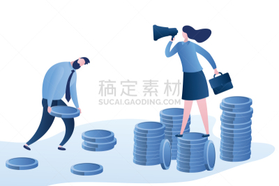 商务,概念,矢量,低的,奴隶,发型,经理,多样,仅儿童