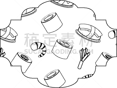 寿司,式样,亚洲,传统,菜单,概念,食品,午餐,烹调