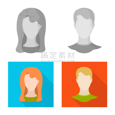 分离着色,专业人员,照片,人造物,计算机图标,假发,男人,肖像,收集,设计
