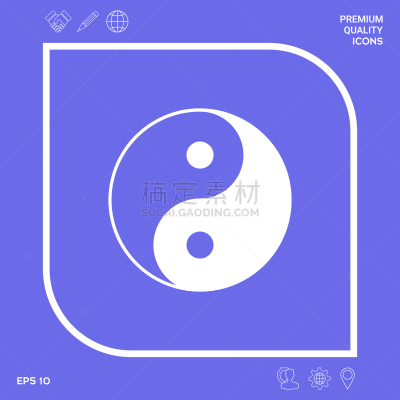 阴阳符,平衡,插画,亚洲,摆拍,全球通讯,一对,同意