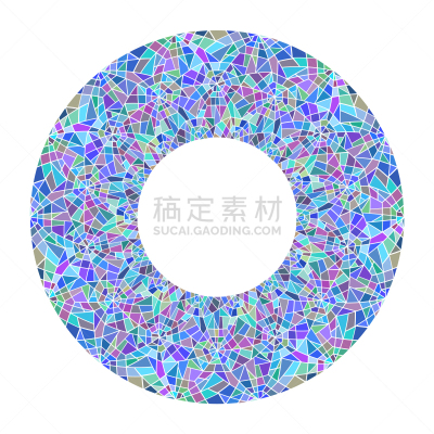 圆形,彩色玻璃,碎玻璃,边框,华丽的,请柬,几何形状,模板,做,问候