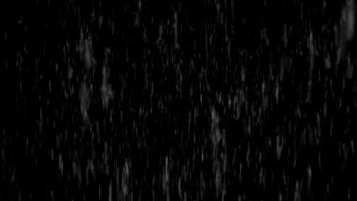 黑色上空孤立的大雨