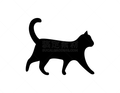 动物,猫,黑色,计算机图标,可爱的,秘密,纯种犬,摆拍,剪影