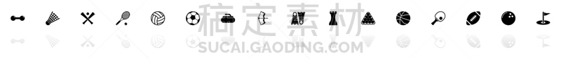平坦的,计算机图标,橄榄球,箭术,手球,网球运动,设备用品,矢量,标志