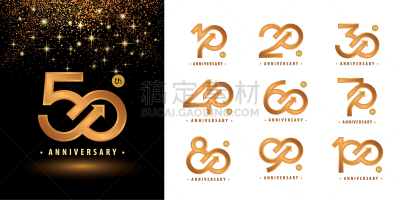 周年纪念,品牌名称,数字10,数字80,商务,请柬,事件,数字60,过去,背景分离