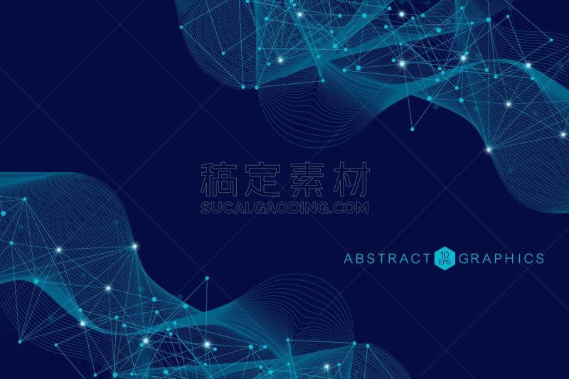 网络空间,现代,背景,科学,未来,计算机网络,矢量,式样,抽象,大数据