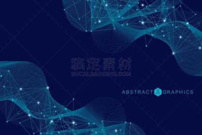 网络空间,现代,背景,科学,未来,计算机网络,矢量,式样,抽象,大数据