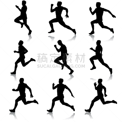 短跑,男人,通道地毯,人,田径运动,慢跑,迅速,图像,布置
