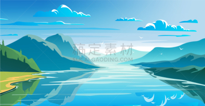 自然美,湖,自然,地形,山,旅途,灵感,春天,河流,休闲