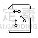 绘画插图,轮廓,符号,概念,矢量,标志,线图标,直的,深的,商务