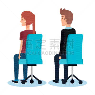 摆拍,办公椅,商务人士,商务,男商人,高雅,男人,女商人,弹性