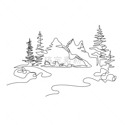 地形,连续性,山,分界线,一只动物,旅游目的地,野生动物,环境,云杉,涂料