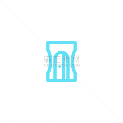 矢量,计算机图标,卷笔刀,品牌名称,平坦的,商务,洞,字母,橡皮擦,铅笔