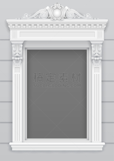 窗户,建筑,白色,外立面,边框,简单,托架,技能,巴洛克风格