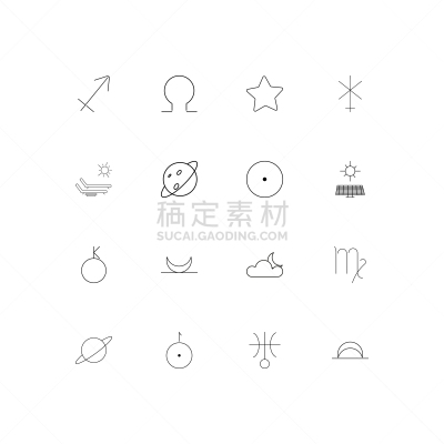 轮廓,直的,星座,计算机图标,图像,矢量,天王星,太阳能电池板,行星,标志