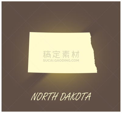 北达科他,轮廓,摇滚乐,矢量,黑白图片,绘画插图,背景聚焦,照亮