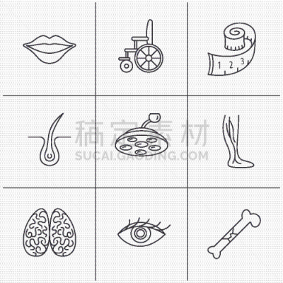神经系统,人的眼睛,脑,健康保健,血栓症,皮肤病学,嘴唇,骨折,手术