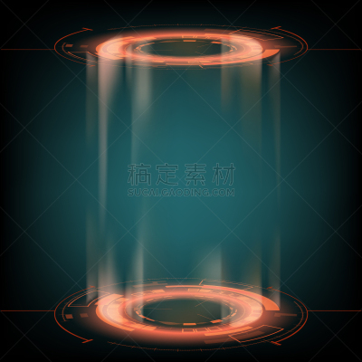 全息图,投影设备,几何形状,式样,概念,网络空间,智慧,未来,联系