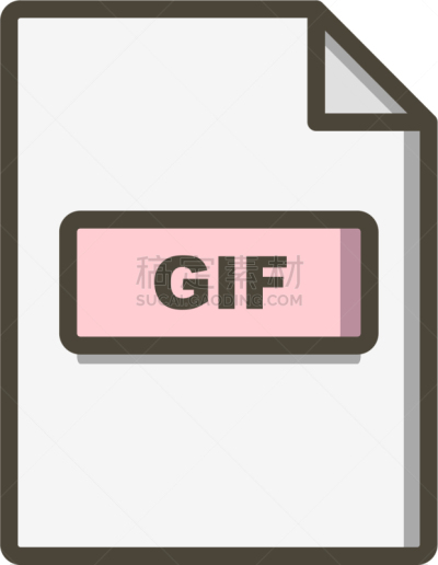 GIF动图,计算机图标,轮廓,矢量,符号,文档,直的,图像,标志,设计