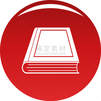 书,红色,关闭的,计算机图标,图书馆,书店,现代,科学,纸,分离着色