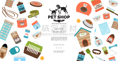 狗,猫,商品,模板,兽医,健康保健,宠物,图像,矢量,动物