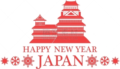 新年前夕,日本,分离着色,请柬,贺卡,东京,房屋,冬天,图像