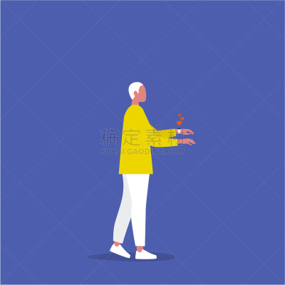智能手表,性格,绘画插图,男性,青年人,生活方式,传媒,僵尸步行