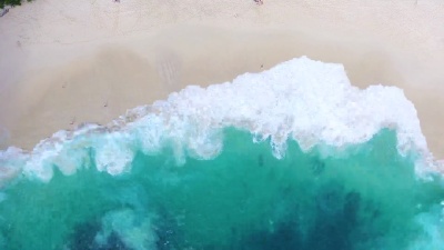 天堂海滩空中旅行