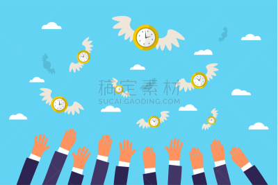 概念,时间,男商人,经理,人,男人,紧迫,最终期限,幽默