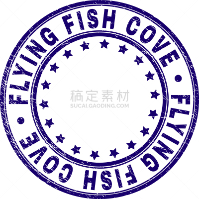 海湾,圆形,橡皮章,划痕,飞鱼,纹理效果,单词,文字,图像,飞