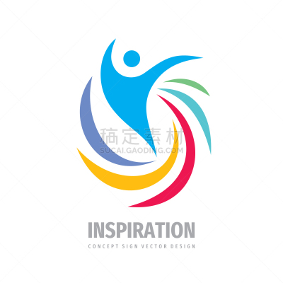 inspiration creative logo design positive human