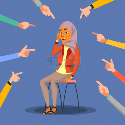 女人,受害者,沙特阿拉伯,中东人,白色,英戴克斯,不高兴的