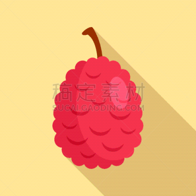 荔枝,扁平化设计,图标,农业,清新,食品,维生素,果汁,熟的,葡萄