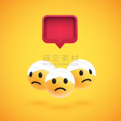 三维图形,黄色,表情符号,高处,组物体,复杂,舌头,人,男人,圆形