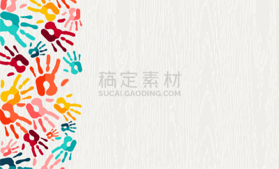 手印,彩色图片,涂料,部落艺术,背景聚焦,儿童,人,形状,概念,知识