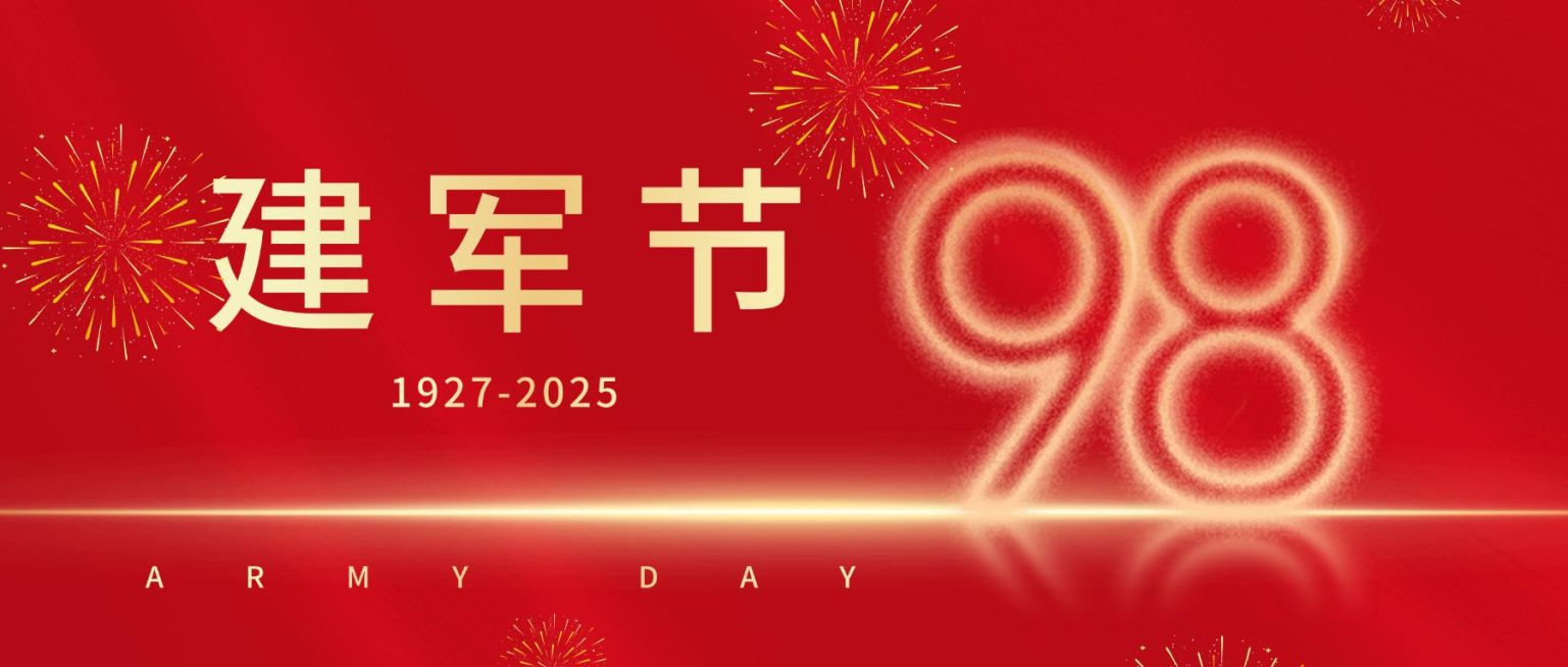 建军节节日祝福公众号首图预览效果