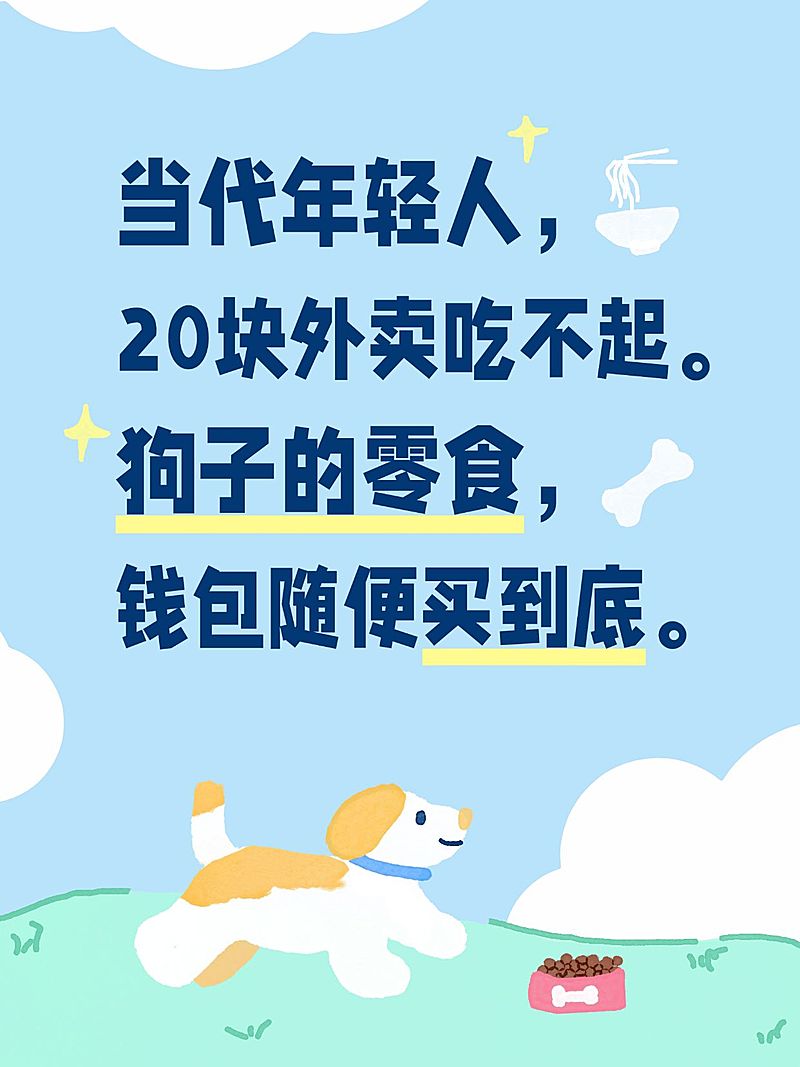 养宠日常分享可爱插画爆款大字小红书封面