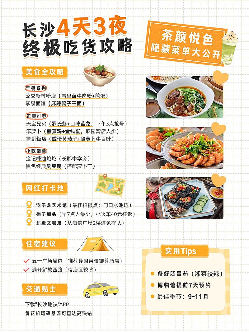 旅游攻略手帐风小红书配图