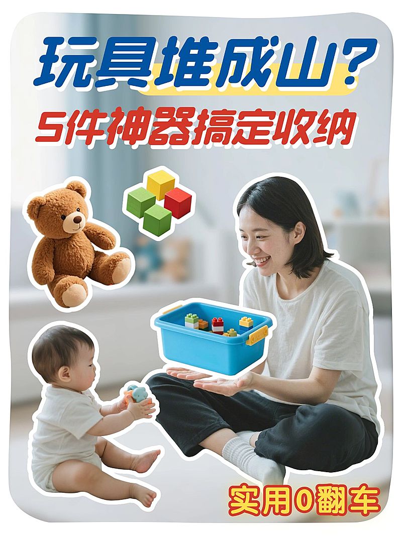 母婴亲子攻略分享小红书封面