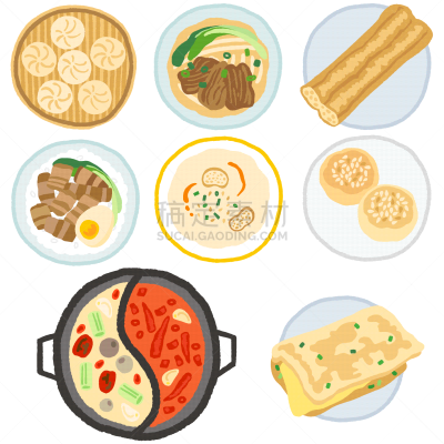 食品,面条,饺子,米,舞台,可爱的,亚洲,日式火锅菜,红色,图像