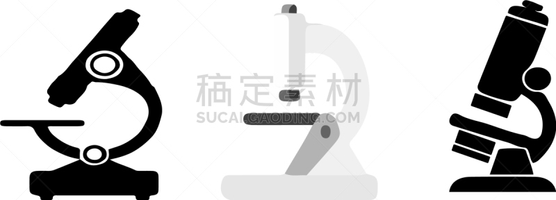 显微镜,白色背景,计算机图标,生物学,传媒,微生物学,健康保健,科学家,技术,设备用品