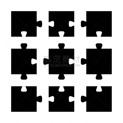 拼图拼块,图标,传媒,七巧板,休闲游戏,部分,背景分离,谚语,模板