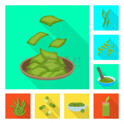品牌名称,海洋,蛋白质,饮料,蔬菜,素食,健康保健,螺线,收集,设计