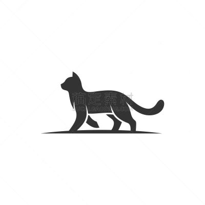 模板,矢量,绘画插图,猫,概念,背景分离,药,简单,从容态度,狗