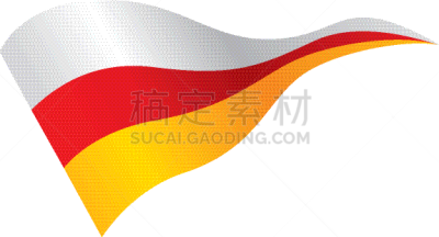 南奥塞梯,白色,欧洲,黄色,职权,国内著名景点,红色,矢量,高加索山脉